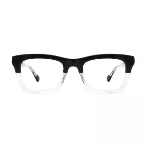  Stylish Acetate Thick Square Eyeglasses Oversized eco friendly Square Frame Eyewear Manufactures