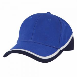  100% Cotton Printed Baseball Caps / Sandwich Baseball Cap Striped Style Manufactures
