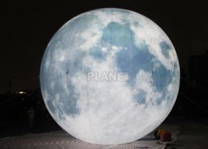  Giant Lighting Inflatable Moon Globe 6 M Dia PLL - 145 Long Lifespan Manufactures