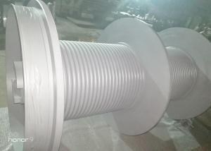 China 5 Layer 300KN Marine Rope Winch Drum Primer Grey For Ship Machinery on sale