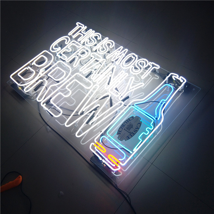  Glass Tubes Led Flexible Neon Strip Neon Light Up Sign CE Manufactures