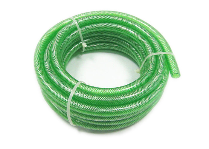 Quality Fiber Clear Braided Pvc Tubing , Plastic Reinforced Hose Explosion Proof for sale
