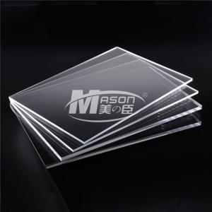  Mason 1/8'' Thick 1220x2440mm craft Paper Masked Clear Acrylic Plastic Sheets Manufactures