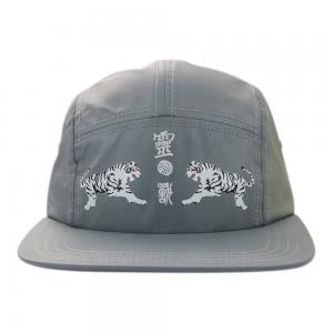  Custom 5 Panel Camper Hat Printed Logo Nylon Rope Snapback Cap Manufactures