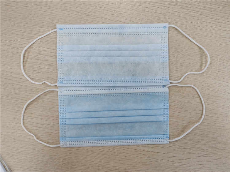  3 Ply / 4 Ply Personal Non Woven Disposable Mask Anti Splash For Civil Use Manufactures