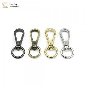 China Metal Swivel Snap Hooks Lanyard Keychain Clip For Bag Charms Toy Pet Collar Buckle on sale