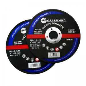  24# Grit Abrasive Metal 100x1.2x16mm Inox Cutting Discs For Stainless Steel Manufactures