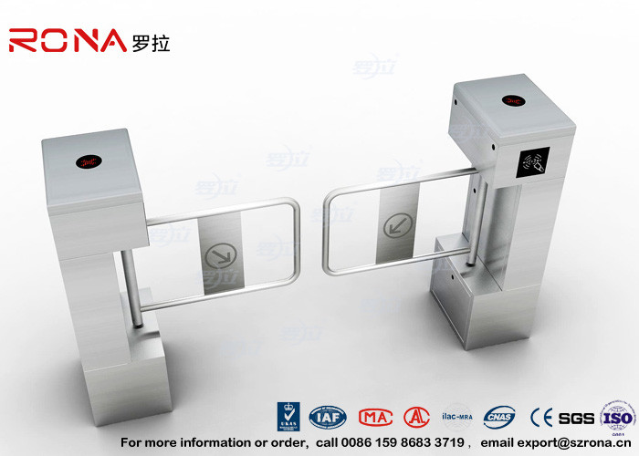  RFID Biometric Swing Barrier Gate Bank Bridge Access Control Turnstile Manufactures