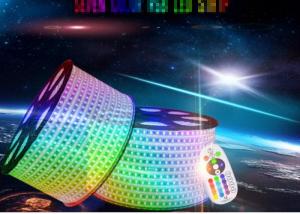  Ip67 Led Rgb Strip Lights , 80ra High Voltage Led Strip Extremely Luminous Manufactures