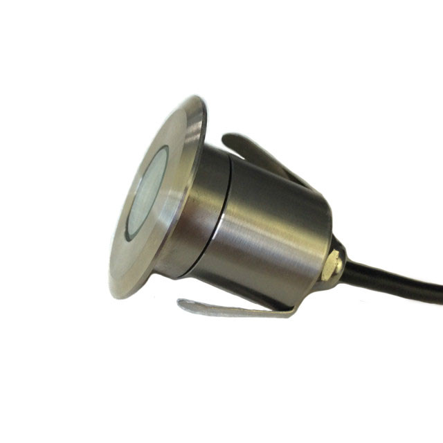  Stainless steel & Aluminium waterproof outdoor 3W 52mm LED underground light Manufactures