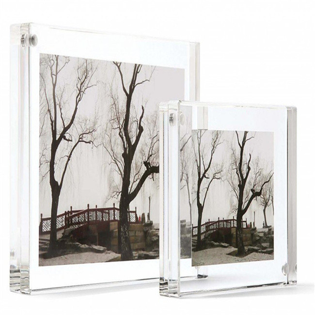  Clear Perspex 4x6'' Acrylic Magnetic Picture Frame Home Dept Manufactures