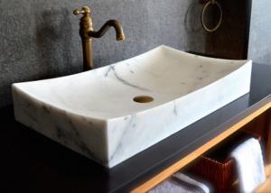  900×450×120mm Granite Seasame Stone Sink Basin Manufactures