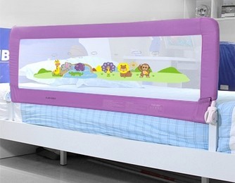 Fashion Adjustable Safe Kids Bed Guard Rail / 1.2m Bed Rails For Toddlers