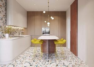  Honed Terrazzo Floor Tile 2400*1600mm 2700*1800mm Manufactures