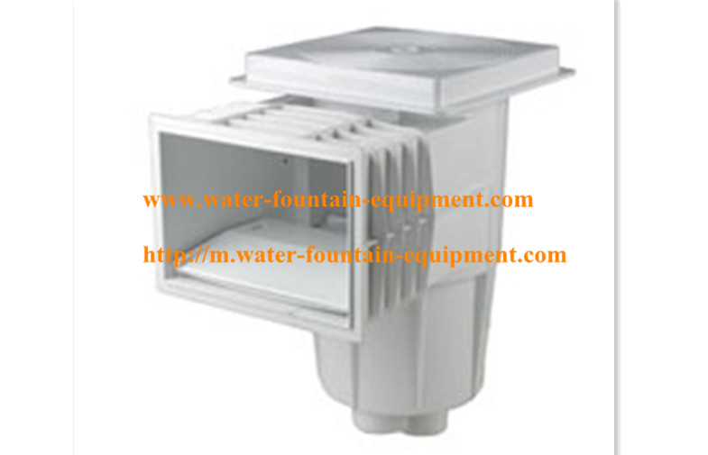China Swimming Pool Standard Mouth Wall Skimmer With Returning Inlet on sale