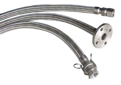 China Nut Metal Stainless Steel Braided Flexible Hose Pipe Customized Diameter 8-850mm on sale