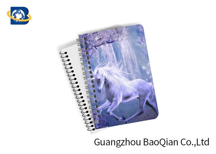  Unicorn Design Depth Effect A4 A5 A6 3D Lenticular Notebook For Student Stationery Eco-friendly Manufactures