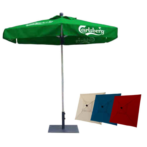  Outdoor Folding Advertising Beach Umbrellas Aluminum Pole Material Manufactures