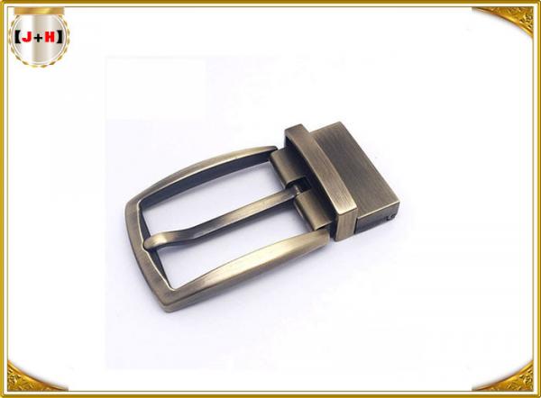 Pin Type Reversible Metal Belt Buckle , Mens Coat Belt Buckles Replacement for sale of ...