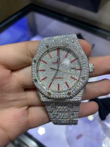  Iced out Luxury Fashion Dial Watch Band Bezel VVS Moissanite Mens Women Watch Diamond Manufactures