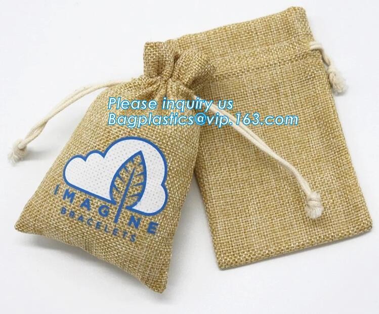 China small christmas natural sewing machine gift linen drawstring burlap jute bag,Linen Drawstring Custom LOGO Drawstring Eco on sale