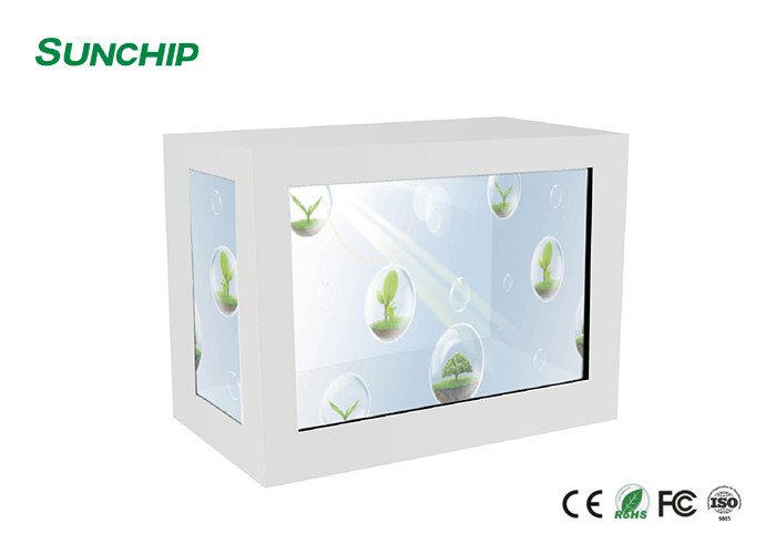  Full Hd Transparent LCD Showcase , Network Wifi Transparent LCD Display Box Manufactures