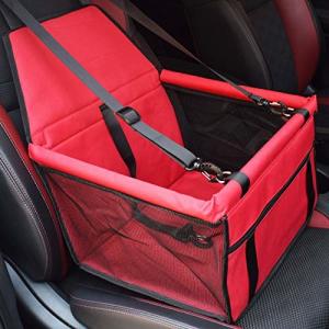  Red PVC Tube Pet Car Booster Seat 42cm Dog Car Carry Box Manufactures