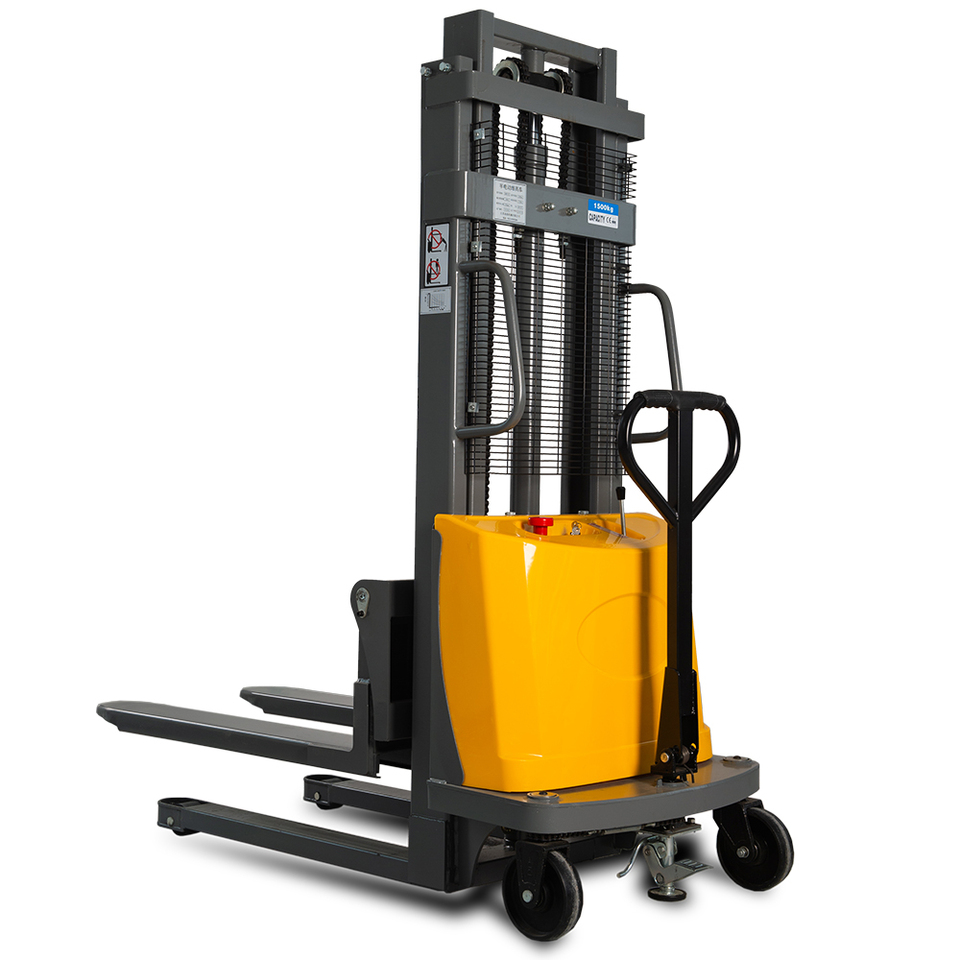 China 48V Electric Pallet Truck Stacker 6km/h 550mm For Smooth Transport on sale
