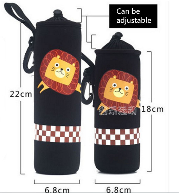  Neoprene Water Bottle Sleeve Insulated Glass Drink Bottle Cover size:18cmc*6.8cm  Material is neoprene Manufactures