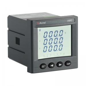  CE AC220V Panel Mounted Energy Meter Programmable Power Meter AMC72L-AV3 Manufactures