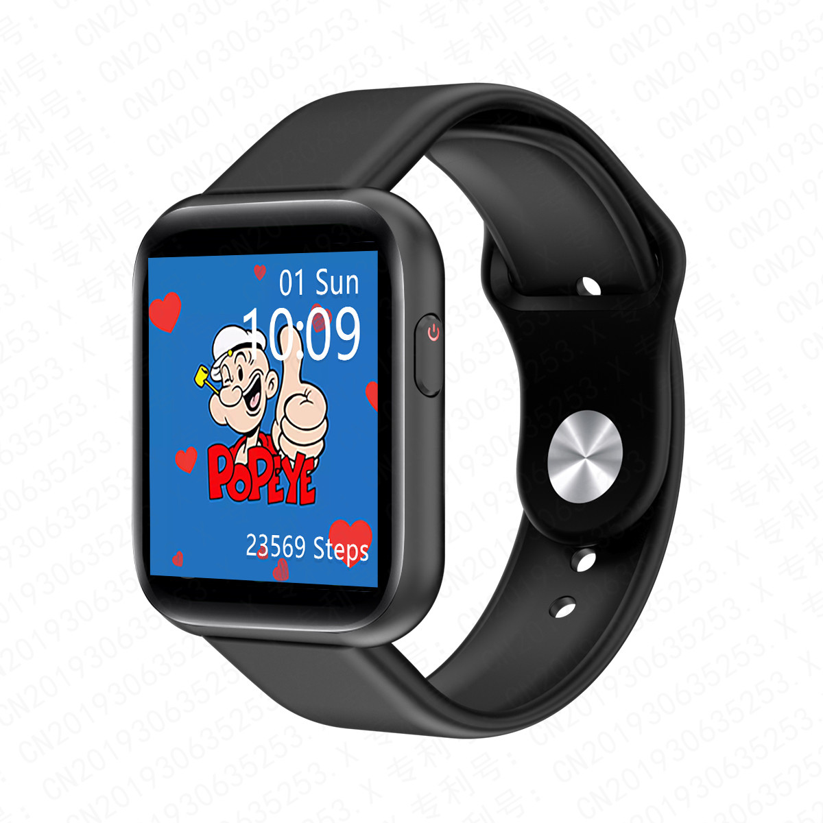  1.54&quot; HD IPS Large Screen Y68plus Blood Pressure Smartwatch Manufactures