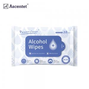  Factory Wholesale 75% Alcohol Portable Disinfection Wet Wipes Manufactures