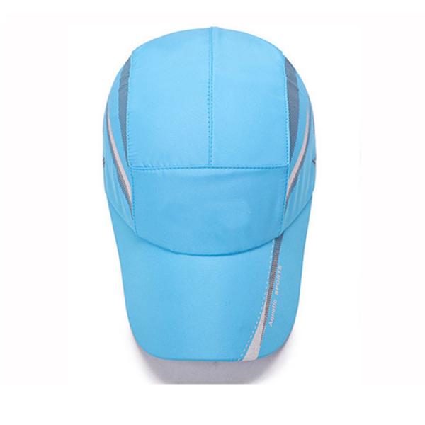 5 Panel Camper Hat 100% polyester outdoor folding sports cap dryfit fabric