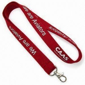  Felt Lanyard with 3mm Thickness and Silkscreen Printing Manufactures