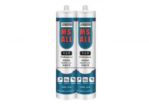  White Cartridge 290ml Modified Silicone Adhesive ROHS One Component Sealant Manufactures