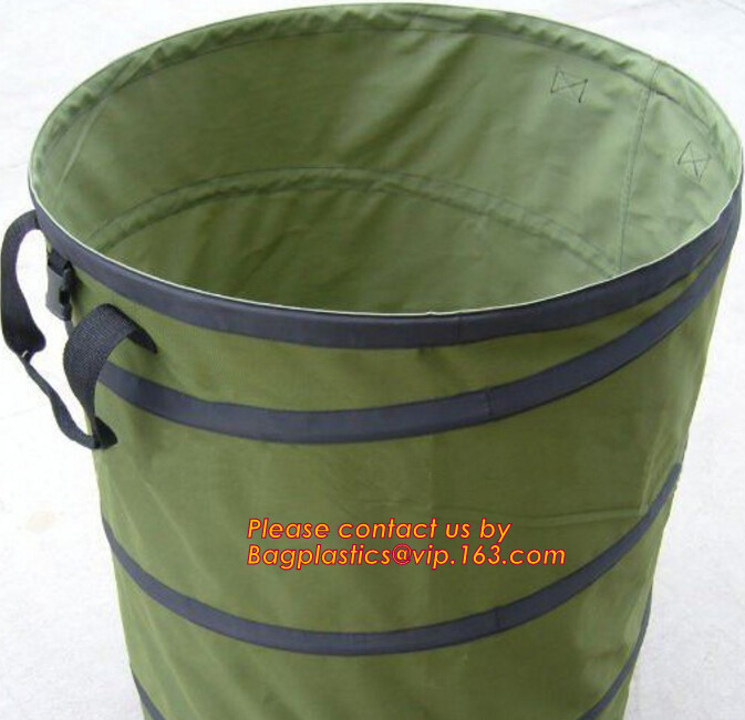 Rubbish Pop Up Biodegradable Garden Bags Waste Refuse Rubbish Grass Sack Outdoor Camping