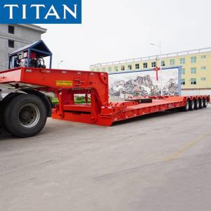 China Used and New 150 ton Lowboy Gooseneck Trailers for Sale on sale