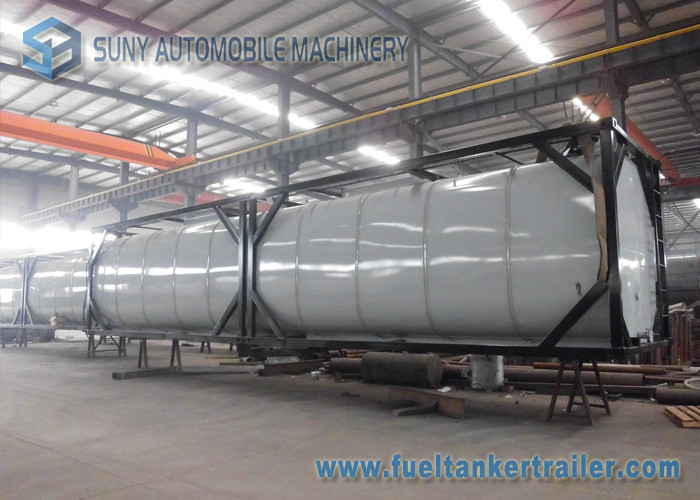 Quality Horizontal 40 Feet 50000L Heating Bitumen Tanker ISO Tank Containers for sale