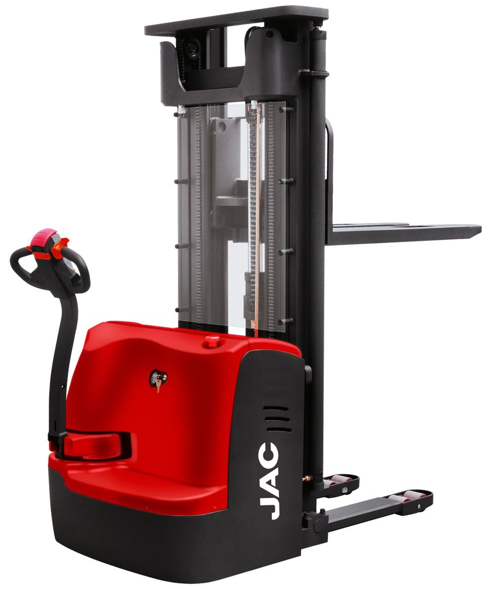  Red Electric Pallet Stacker 1500KG Loading Capacity With AC Driving Motor System Manufactures