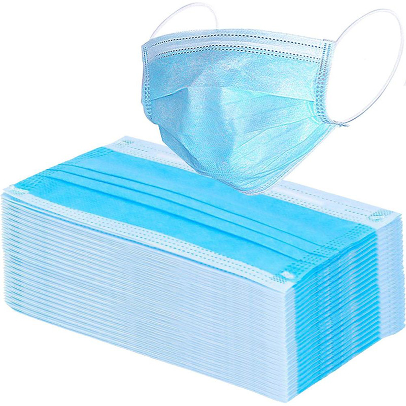  17.5*9.5cm Compact 3 Ply Surgical Mask , Disposable Pollution Mask For Personal Safety Manufactures