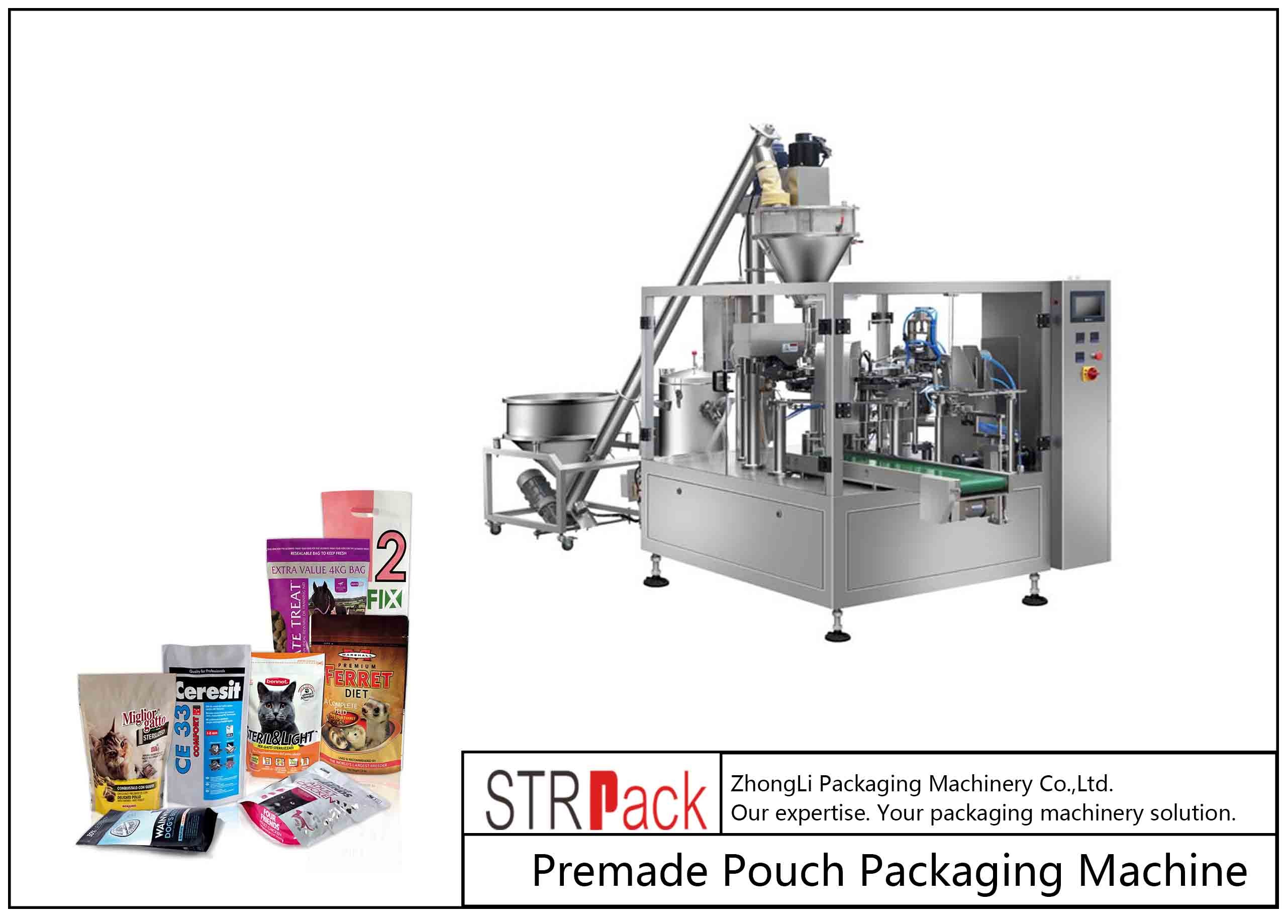 China Chemical Powder Fertilizer Powder Packaging Machine with Augur Filler Detergent Powder Filling Machine on sale