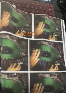  DTF hot press  transfer machine print very soft  lenticular TPU lenticular printing in fashion garments and shose in NY Manufactures