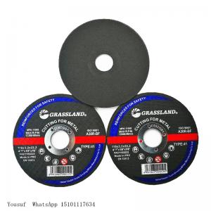  60# Grit 125 X 3 X 22.23mm Metal Grinding Discs Type 42 Grassland Manufactures
