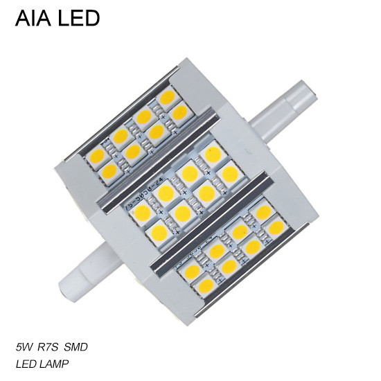  Interior 5050 SMD LED R7S 5W LED BULB/ LED lamp for led flood light used Manufactures
