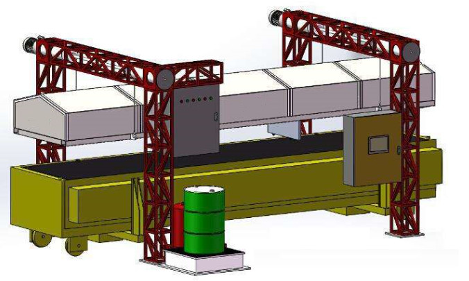  Professional Construction Building Block Machine-Flexible Control AC380V 5.5kW AAC Block Oiling Machine Manufactures
