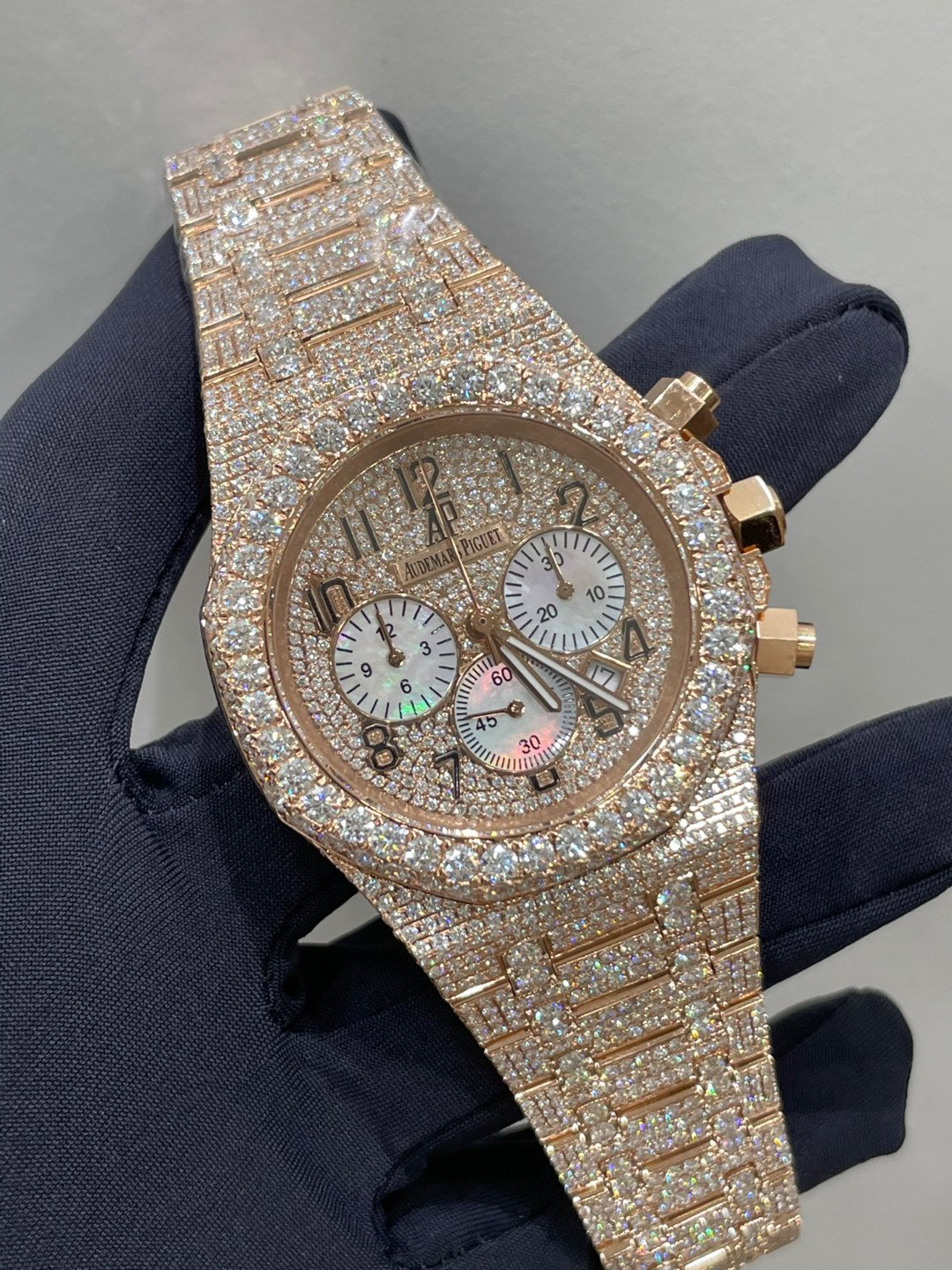  Iced Out Rhinestones Diamond Quartz Watches Stainless Steel Hip Hop Jewelry Manufactures