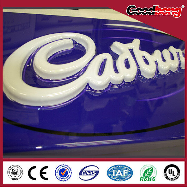  Waterproof led outdoor advertising acrylic sign board Manufactures