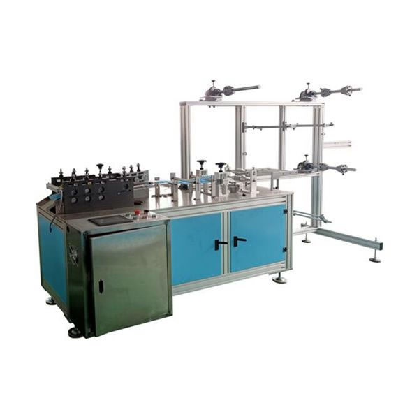  3ply face mask body forming machine/flat mask making machine Manufactures