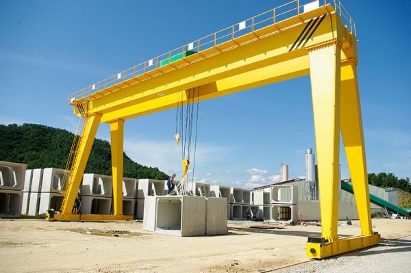 Quality Granite And Marble Stone Lifting Use Double Girder Gantry Crane Heavy Duty for sale