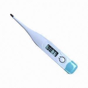 China Water-resistant Digital Thermometer, Easy-to-Clean, with Long Lifespan and FDA-/RoHS-certified on sale
